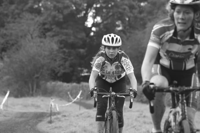 Black and white adds a distinct rugged edge to cyclocross in winter. Monochrome works well with winter cyclocross racing