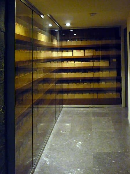 Photo of the Jewish Registry at the Mémorial de la Shoah (Shoah Memorial), at 17 rue Geoffroy l'Asnier, 75004 Paris