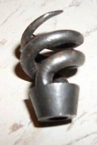 A rammer attachment called a Wiper; it was used to scrape away at the residue inside a musket barrel