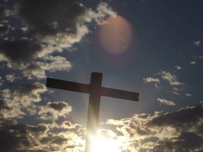Christian Cross. This picture was taken in Delaware Usa by Dwayne Elliott and Melody Wilson. Copyright © All Rights Reserved