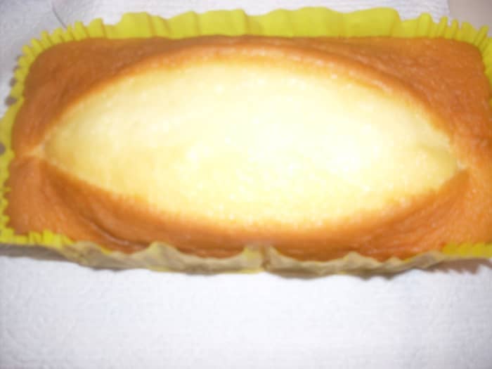 Delicious, moist and buttery Entenmann's brand butter loaf, to be cut into small pieces for preparing STRAWBERRY SHORTCAKE IN A MASON JAR