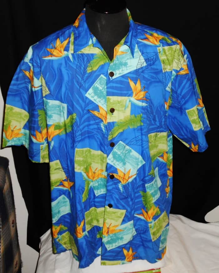 You don’t have to spend a fortune to have real made in Hawaii Hawaiian shirts such as Hilo Hattie, RJC, ROYAL CREATIONS, Jade Fashions, BISHOP STREET, KY’S, WINNIES, and Paradise Style to name a few.