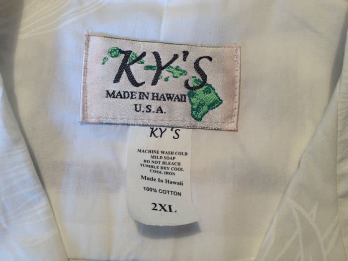 It is so amazing that after all these years and been worn a great deal that this shirt is still bright and crisp and has little or no signs of having been worn.