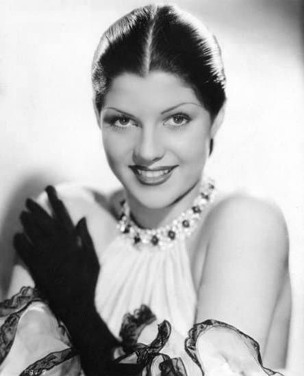 Rita Cansino in 1935 prior to the make-over that turned her into Rita Hayworth..