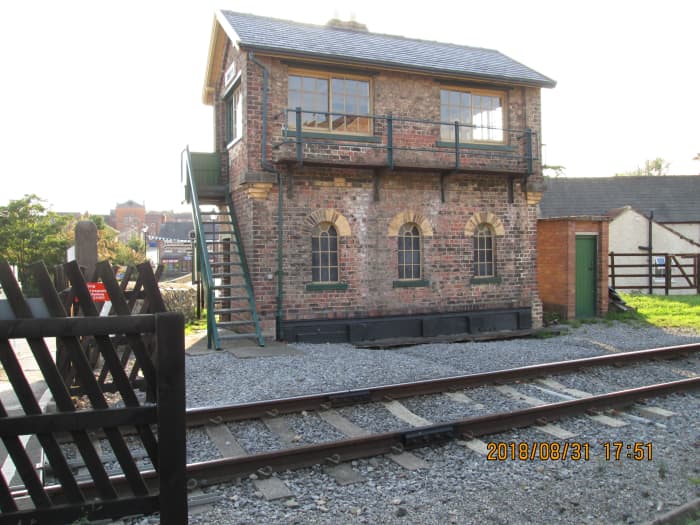 A bit bigger - this is Bedale's signal cabin (on the Wensleydale railway), a North Eastern Railway Central Division structure - later Southern Division when the regional administration structure changed