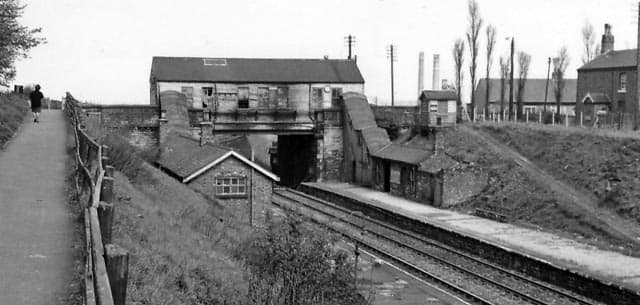 Colliery Station, County Durham. Take away the grime and you've got some interesting station buildings in this view. Worth research?