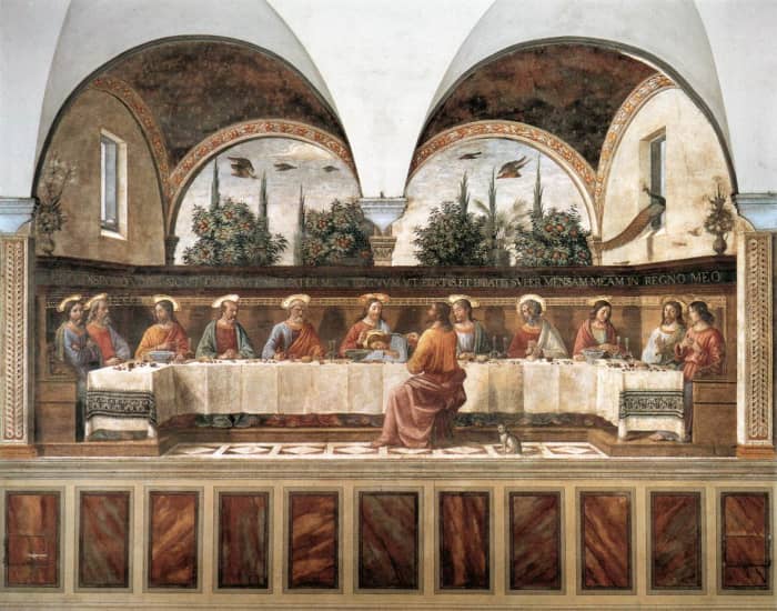 Domenico Ghirlandaio, Cenacolo of San Marco (a. 1480), Florence Monastery of San Marco