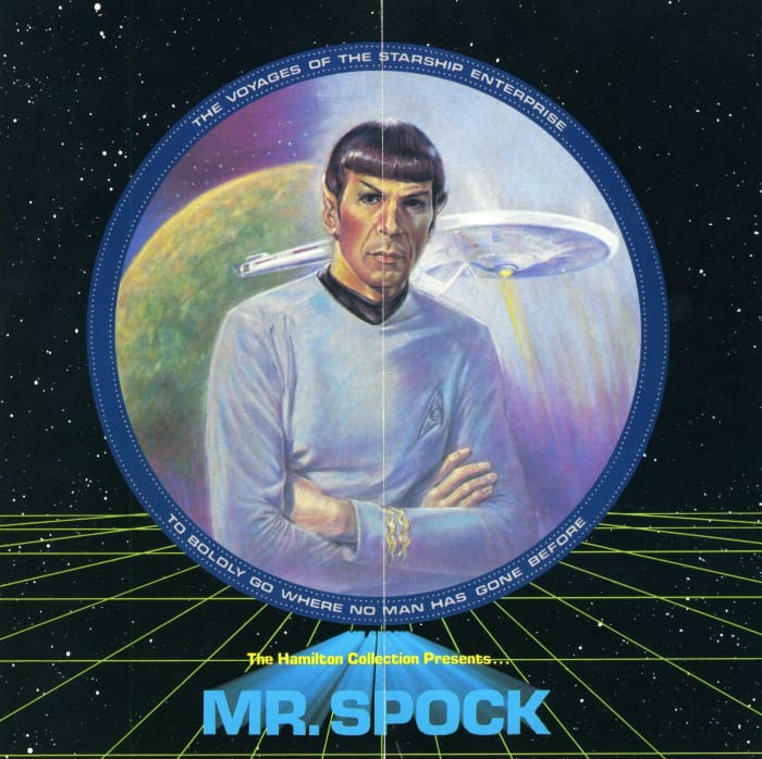 Mr. Spock was the first issue in the STAR TREK plate collection. This was the first ever limited edition plate inspired by the voyages of the Starship Enterprise