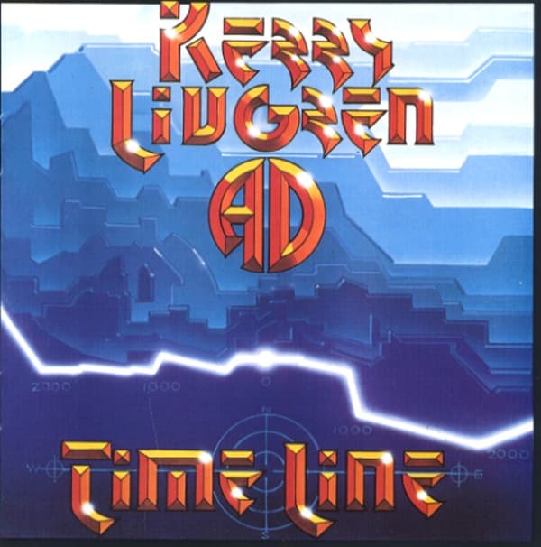 Kerry Livgren "Time Line" Myrrh Records MYR R 1205 12' LP Vinyl Record, UK Pressing (1984) Album Cover Art by Rick Griffin