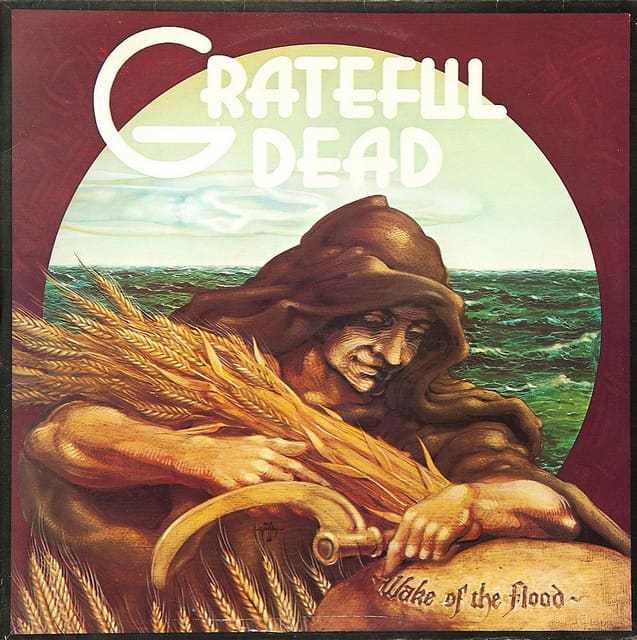 Grateful Dead "Wake Of the Flood" Grateful Dead Records GD-01 12" LP Vinyl Record, US Pressing (1973) Album Cover Art by Rick Griffin