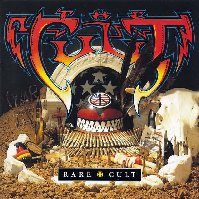 The Cult "Best Of Rare Cult" Beggars Banquet US BBL 2029 CD Album US Pressing (2000) CD Album Cover Art Rick Griffin