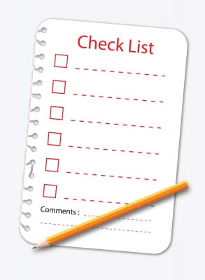 Having a list reduces the stress involved in planning a wedding