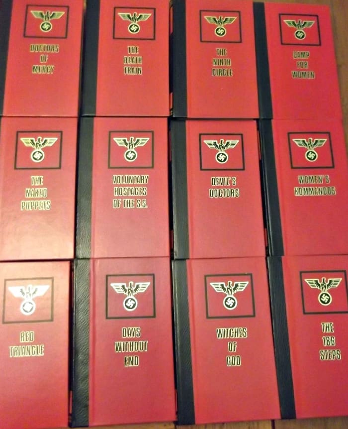 One of the most accurate and well researched set of books on the Holocaust before and during World War two are the 12 volumes by Christain Bernadac, set by Ferri Publishing, of Geneva for Friends of History in the 1970s.
