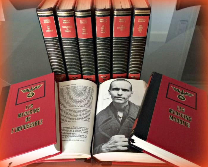 Christian Bernadac books have be translated into many languages, here are some copies in French. The theme of his well-written and detailed books shows great research and legitimacy of many facts about the deportations of millions civilians.