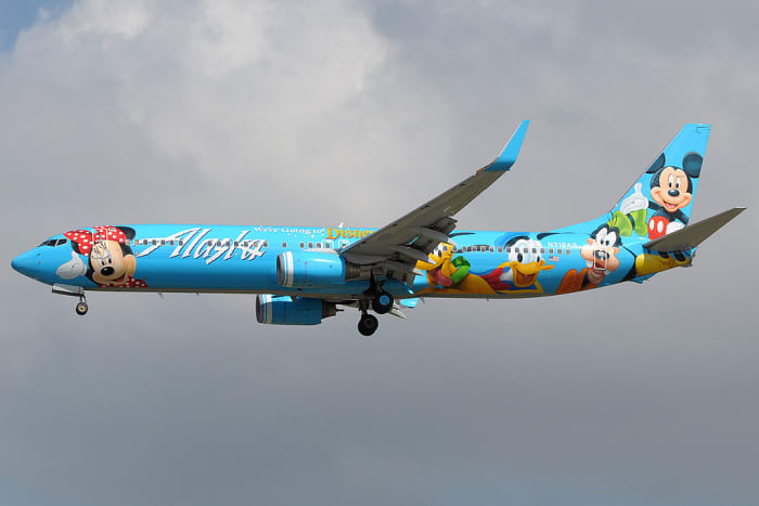 New Boeing 737-900 in 2011. America, the home of Mickey Mouse, sends a large order of new narrow-body 737s to China. Advertising brings in additional revenue.