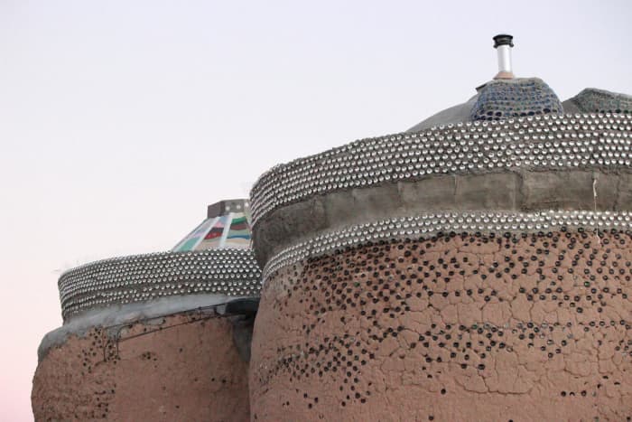 Earthship of Taos, New Mexico. Earthships allow their builders to experiment with unusual forms and styles.