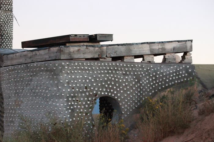 Earthship of Taos, New Mexico. Earthships complement, rather than clash with, the surrounding terrain,
