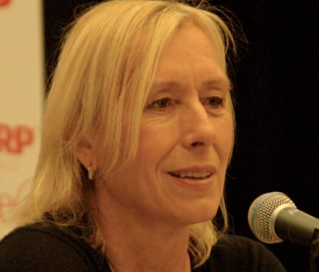 Martina Navratilova: born October 18 1956 is a world famous tennis champion winning Wimbledon a record nine times