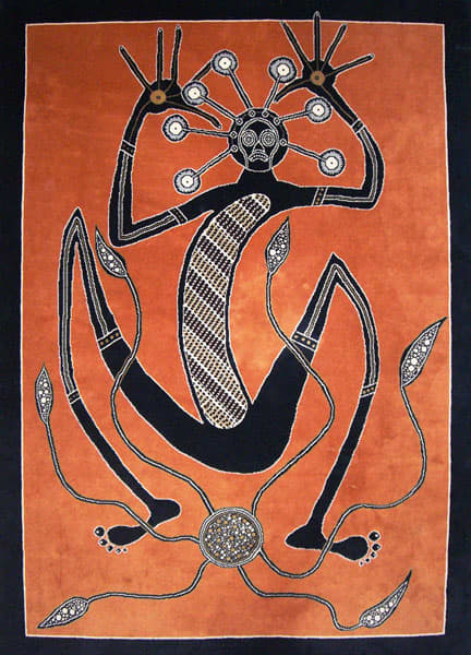 Mimi - changeling, have long limbs, lending themselves to life in the outback since they make walking and climbing easier