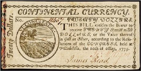 Continental Currency was the first form of money that the new nation - the United States, tried to use.