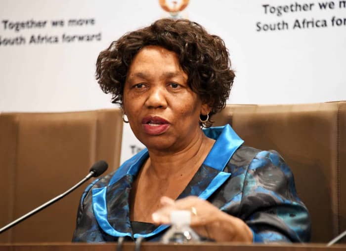 Minister Of Basic Miseducation Of African Children In South Africa.. The Ogre herself.. Angie Motshekga..