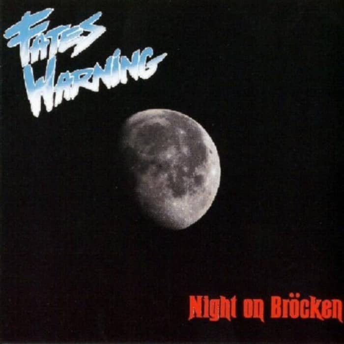 The full moon is on the cover and it symbolizes that night is upon us. Night on Brocken would be one of four good releases in the 1980's by Fates Warning.