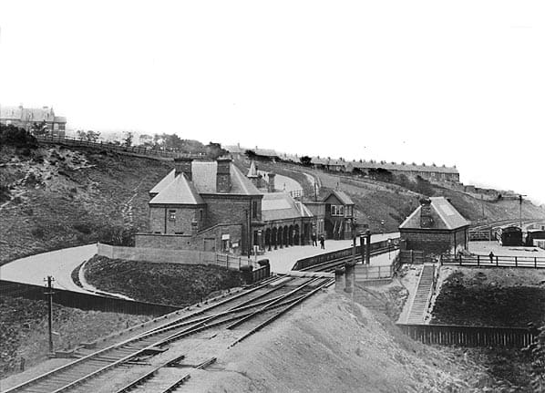 Loftus Station, the Whitby, Redcar & Middlesbrough Union Rly. met end-on with the Cleveland Railway. West of here two mine branches converged on the main line in a triangle formation at Priestcroft Junction, one from Kilton Mine, the other Lingdale