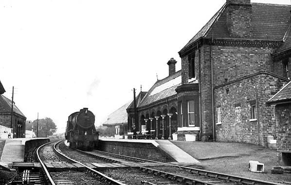 Further along was Brotton - seen here in the 1950s - a couple of miles inland from Saltburn where two lines met. One led west over Riftswood Viaduct to the junction outside the S&DR Saltburn Station, the other was the Cleveland Railway.