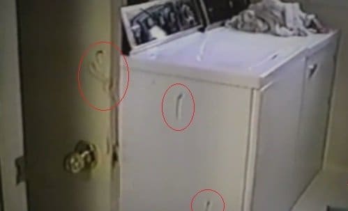 Blood on the utility room door and washing machine identified as belonging to Darlie. No other blood was found past this point.