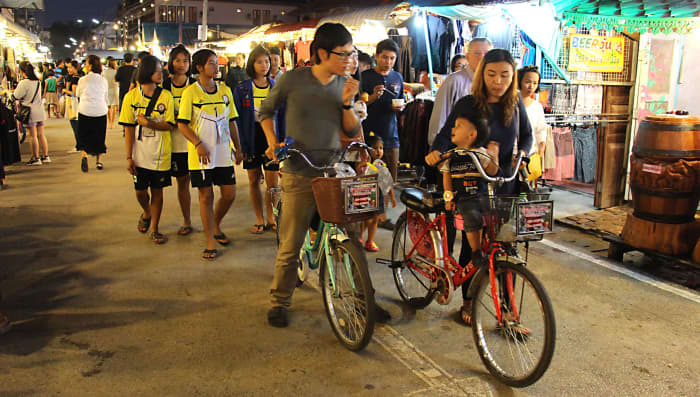 If you want to really enjoy the Walking Street - walk. But if you want to go a little bit faster - get a bicycle!