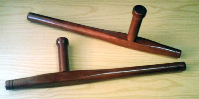 The Tonfa is an Okinawan weapon used in the art of Kobudo.
