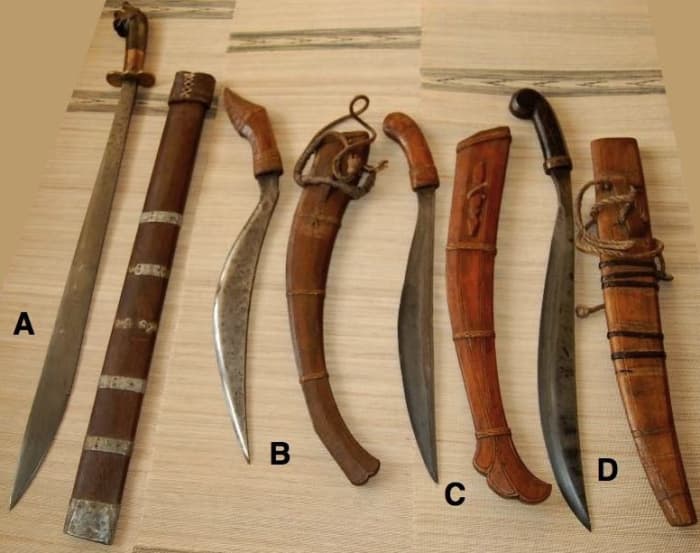 Here is an assortment of weaponry from Filipino martial arts, famed for its use of weapons.