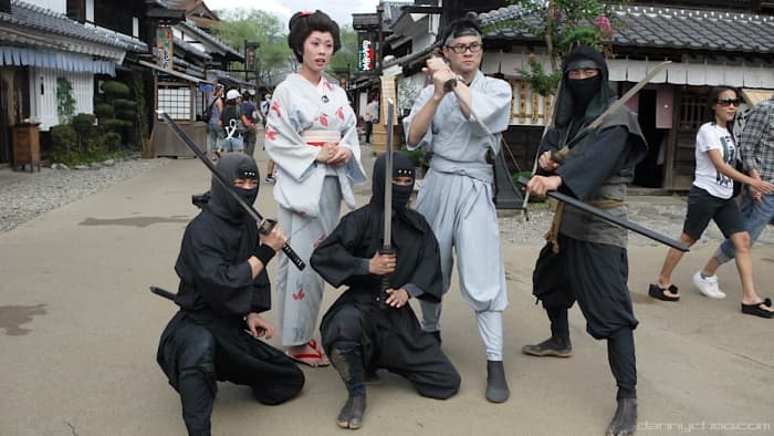 Depiction of Ninja, also known as Shinobi.
