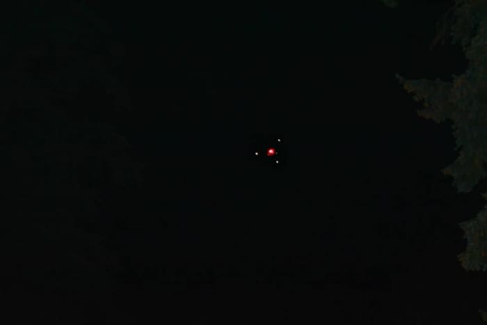 Here is a photograph, Ileana the Star Traveler recently took of a TR-3B over her house in British Columbia. The SSP monitors her activities closely.