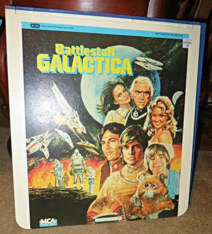Selectavision CED, Battlestar Galactica is an American science fiction media franchise created by Glen A. Larson. The franchise began with the original television series in 1978 and was followed by a short-run sequel series (Galactica 1980).