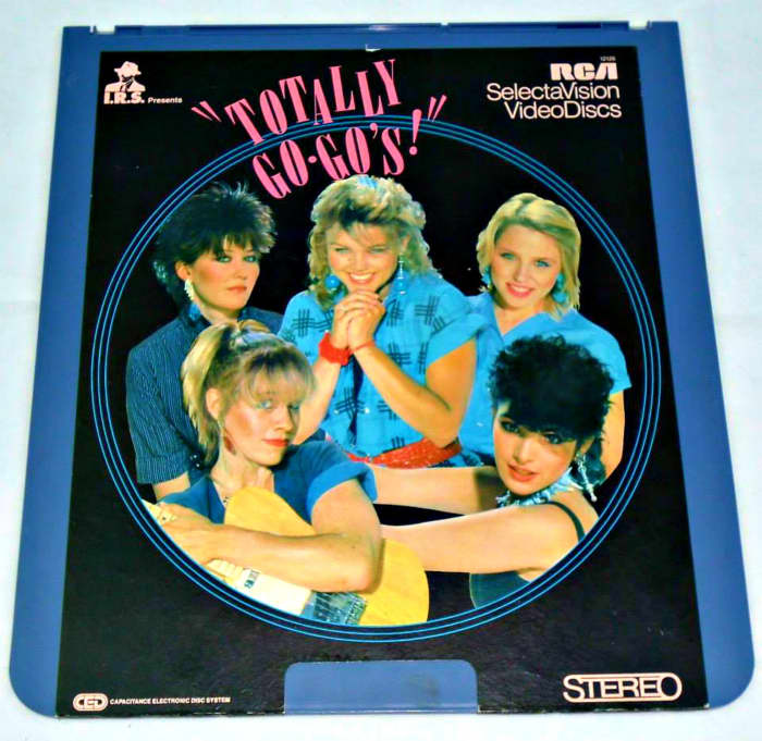 RCA SelectaVision Video Disc "Totally Go-Go's!" Charlotte Caffey, Belinda Carlisle, Gina Schock and the full cast & crew back in year 1981.