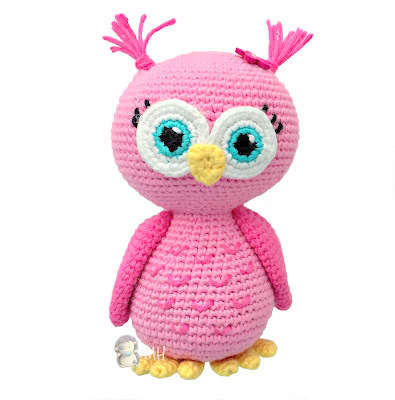 Free Crochet Pattern: Pink Owl Amigurumi Doll - HubPages