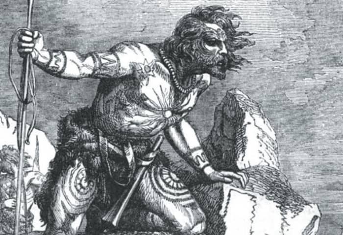 A heavily tattooed Pictish warrior - is this what the Romans thought was a painted body?