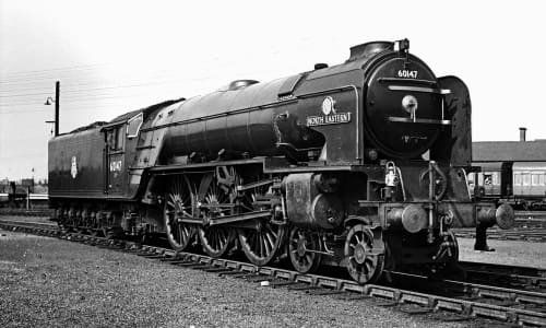 60147 'North Eastern', the name I've selected for one of my own Class A1 Pacifics (of at least two) that will be seen passing through 'Ainthorpe Junction' on steam specials or diverted fast trains. Seen at Grantham, mid-June, 1952