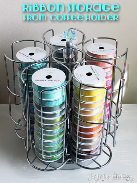 Many things can be repurposed for another use. A vertical pod holder is certainly one of those repurposed ideas