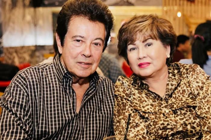 The veteran actor Eddie Gutierrez with wife Anabelle Rama. He will portray Lolo Aga, Billy's grandfather.