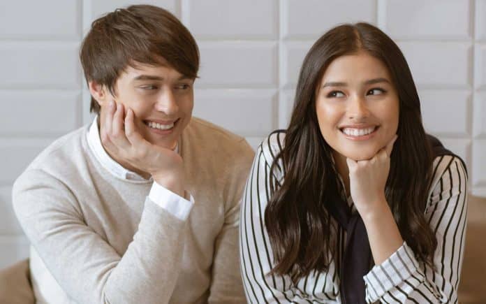 On and off-screen couple Enrique Gil and Liza Soberano. Enrique portrays Gabriel Villarica or Gabo and Liza portrays Billy.