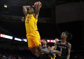 USC Onyeka Okongwu is projected to be a top 10 talent in the draft and has a chance to be drafted by Detriot. Okongwu would had a lot of defensive versatility to the team.