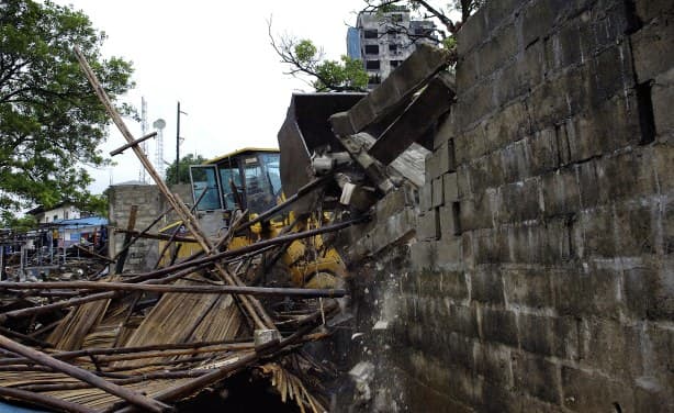 People who have built on land the government deemed illegal, were promised new low-cost housing