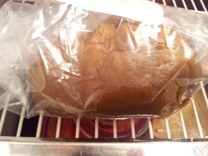 Seal the bag or wrap the dough well in plastic wrap, then refrigerate for 30 minutes.