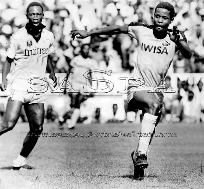 One of the most nimble and fleet footed striker and dribbler of the Golden Era of south African soccer