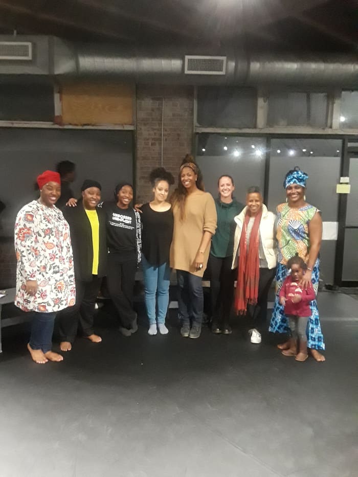 Spelman Colleagues, Prof. Hanan Davis, Khadijah Davis, Dr. Sakinah Davis, Dr. Julie B. Johnson, Prof. T Lang, Prof. Kathleen Wessel, Prof. Aku Kadogo.