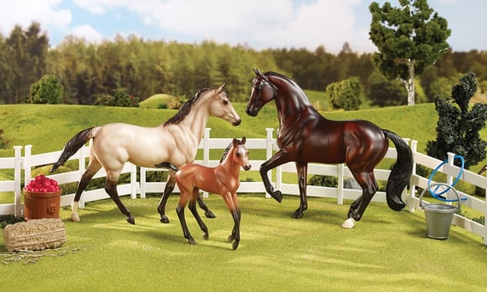 Breyer horses are essential to horse crazy life. As is making sure they are properly,housed,schooled and fed.