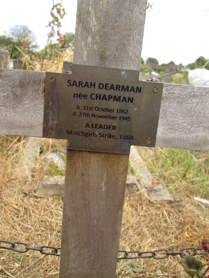 ... Sarah Dearman led a strike in 1888 against pay and conditions at the Bryant & May match factory in Bow, London E3 - now the Bow Quarter, a very des res block of expensive apartments close to the main railway line to Norwich