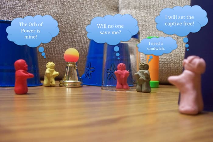Omniscient Point of View: ...the story as seen from many character's viewpoints.